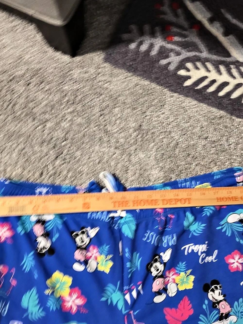 Disney Mickey Mouse Tropical Paradise Jogger Pajama Pants Leggings - Picture 3 of 5
